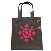 Hand Embroidered Star Tote Bag