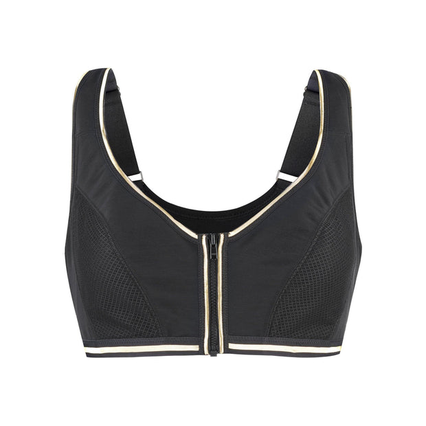 Dynamic Back Support Front Closure Cotton & Silk Sports Bra