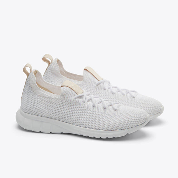 Women's Athleisure Eco-Knit Sneaker White