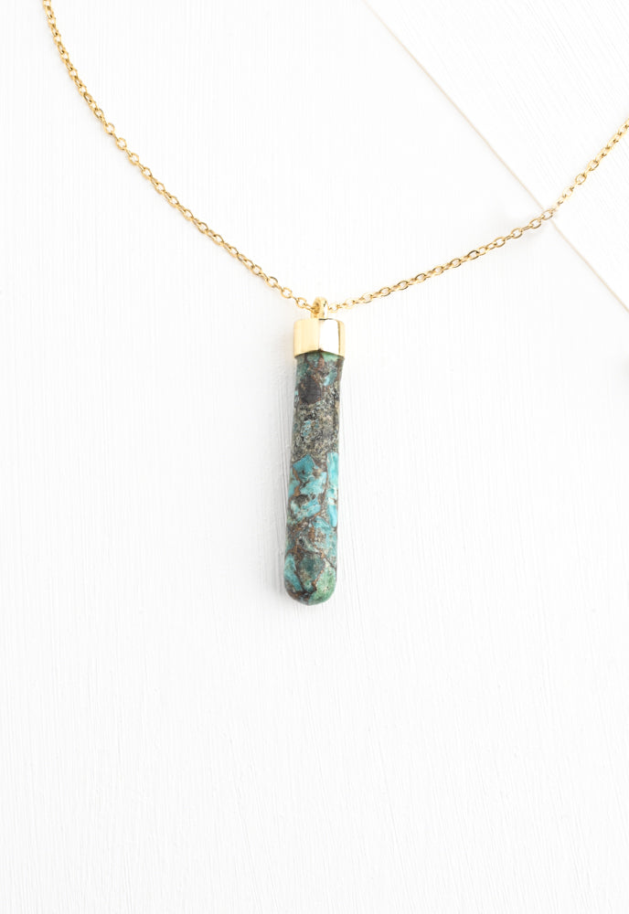 Resilience Necklace in Turquoise