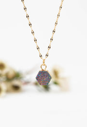 Let the Light In Druzy Necklace