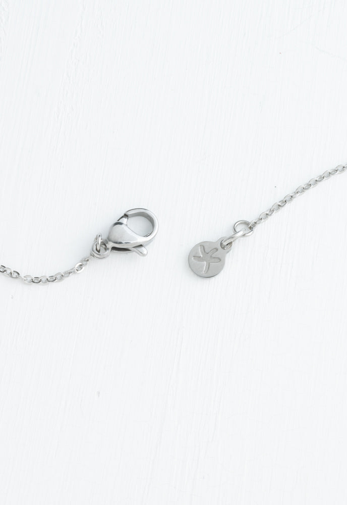 Alexis Silver Heart Necklace