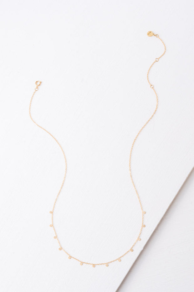 Evelyn Gold Drop Necklace