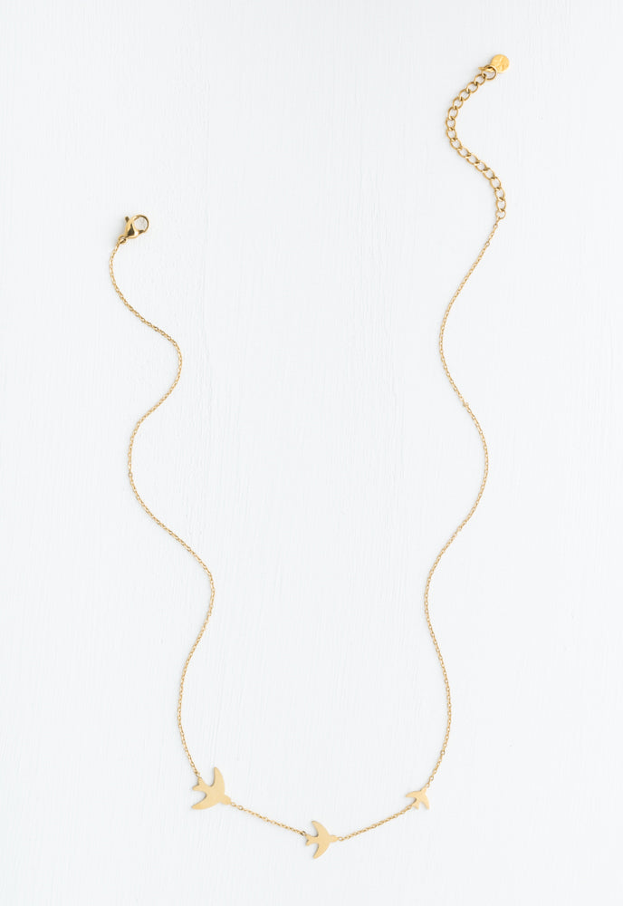 Sparrow Gold Necklace