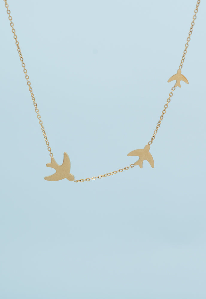 Sparrow Gold Necklace