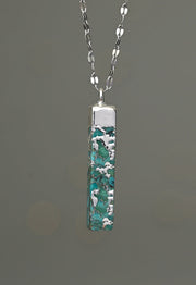 Brayden Turquoise Necklace in Silver