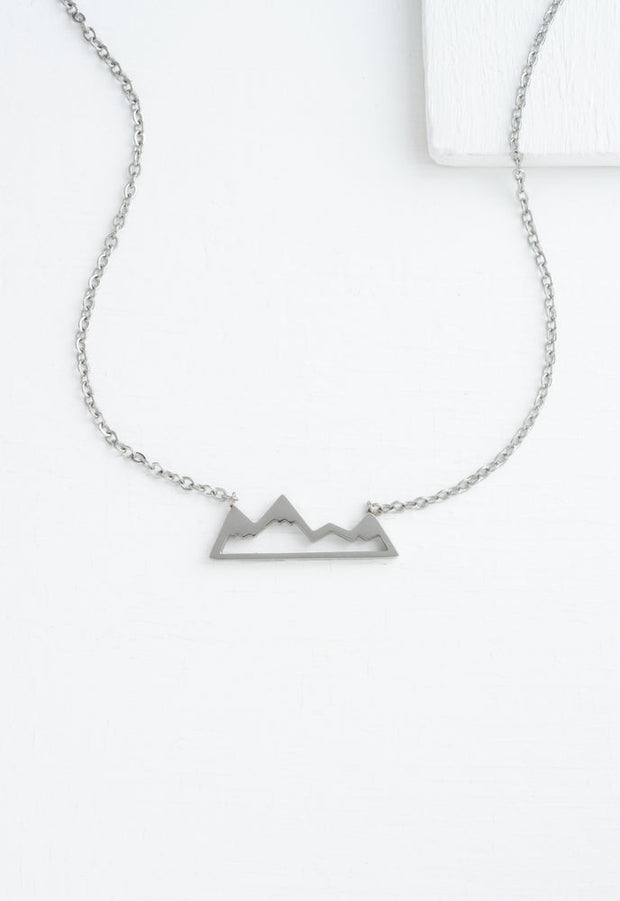 Summit Necklace in Silver