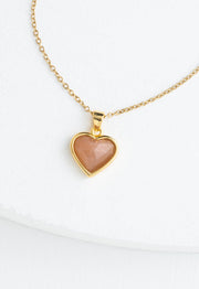 Heart of Joy Necklace in Sunstone