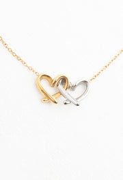 With Love Joined Hearts Necklace