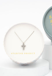 Perfect Harmony Silver Cross Necklace