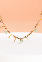 Helio Necklace in Sage