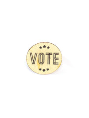 Vote Pins - Brass