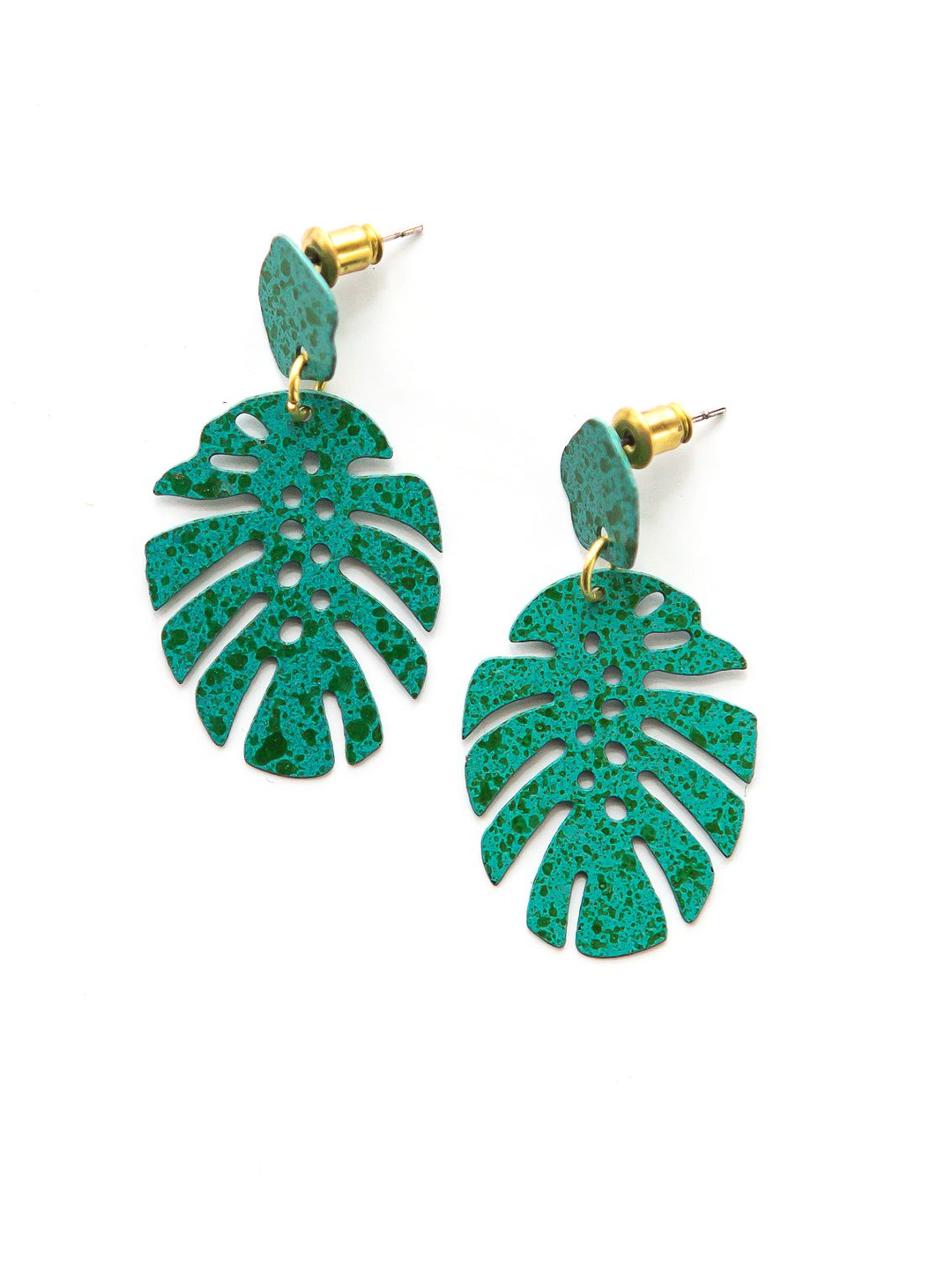 Monstera Studs