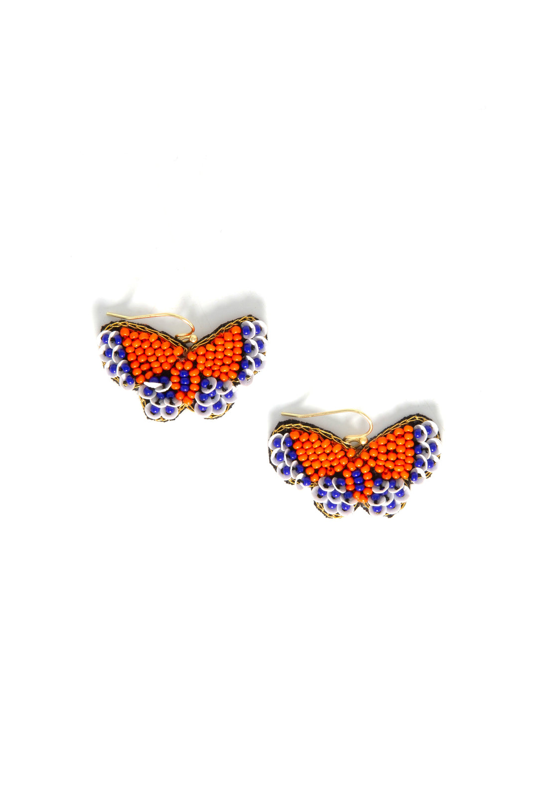 Beaded Butterfly Earrings