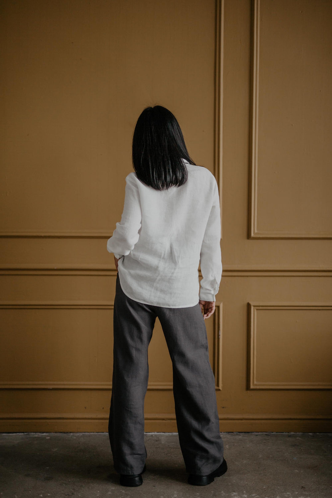 Oulu super long linen pants