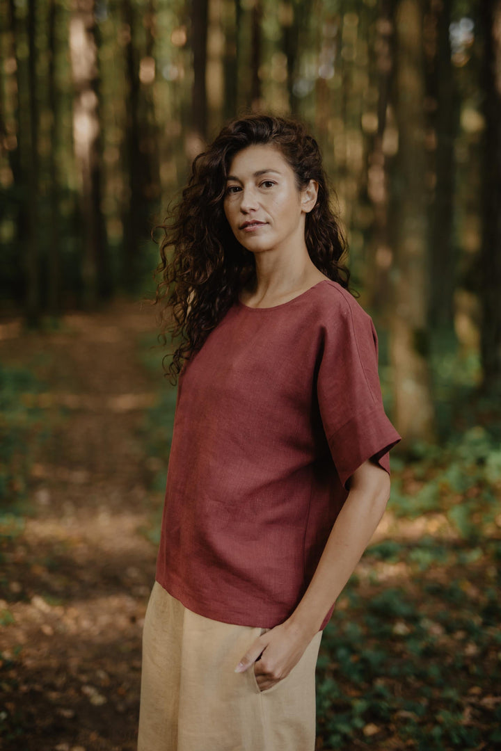 Linen top Porto