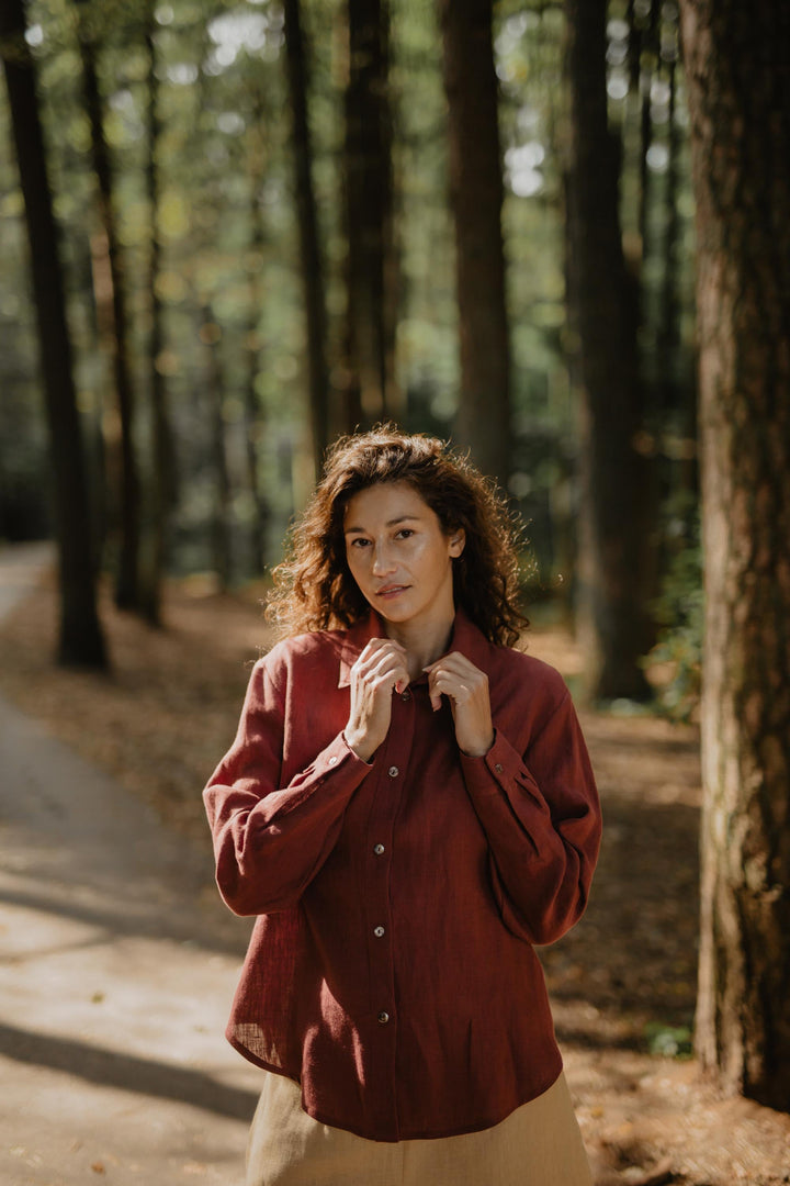 Odense casual linen shirt