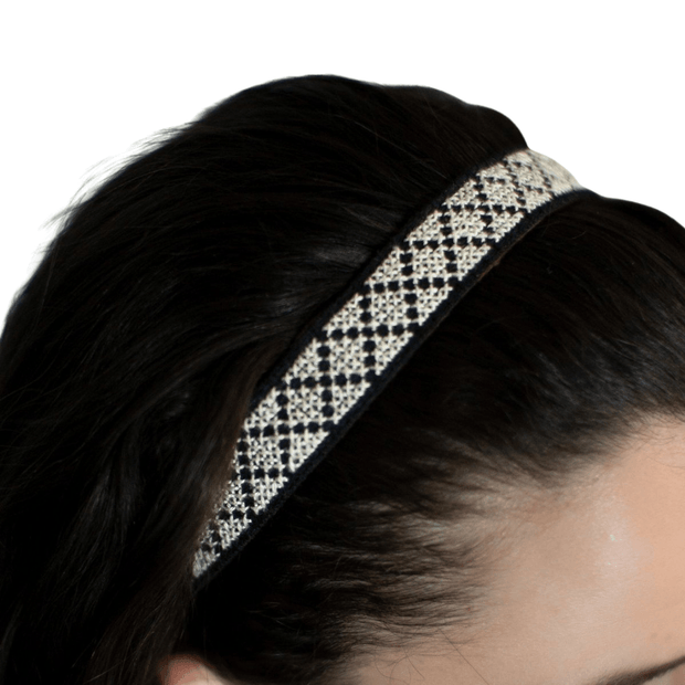 Hand-Embroidered Tatreez Headbands by Darzah
