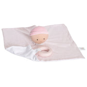 Cherub Baby Comforter with Rubber Teether -Pink