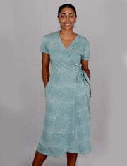 Halley Organic Wrap Dress