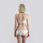Sunbleached Floral Silk & Cotton Supportive Bra