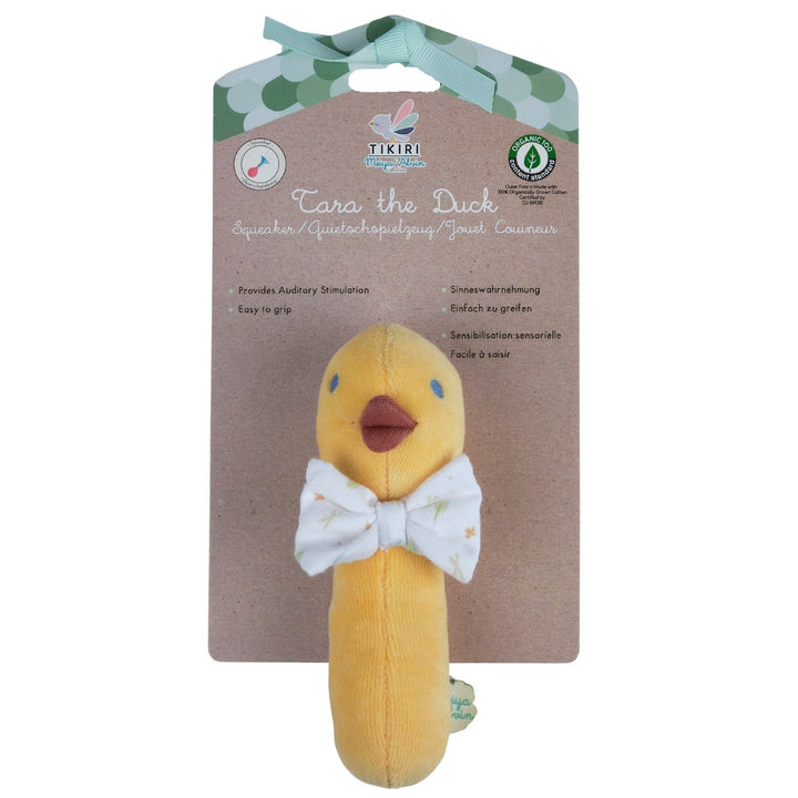 Tara the Duck - Baby Squeaker Toy