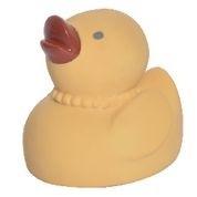 Tara the Duck -Natural Rubber Teether, Rattle & Bath Toy