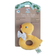 Tara the Duck - Baby Organic Fabric Rattle