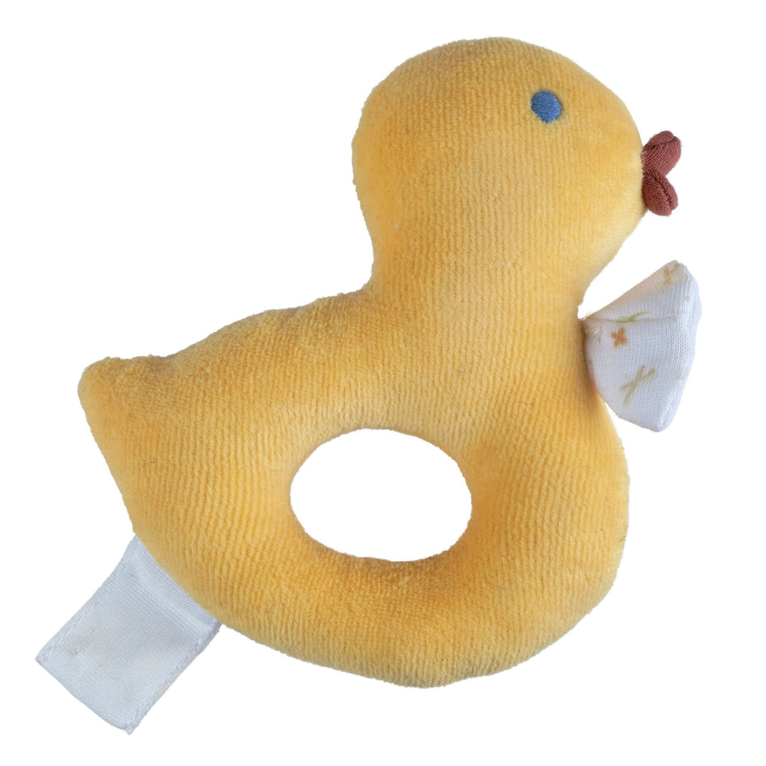 Tara the Duck - Baby Organic Fabric Rattle