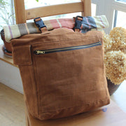 Rolltop Backpack | Caramel Brown