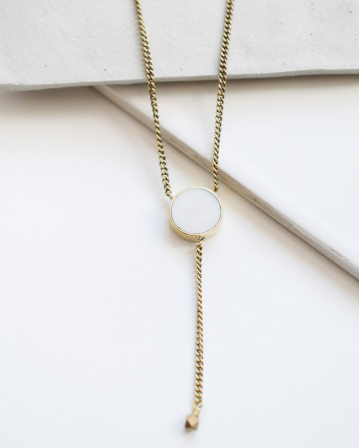 Quiet Lariat Necklace