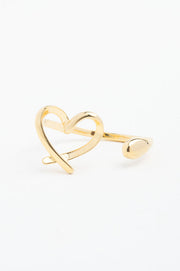 With Love Gold Ring