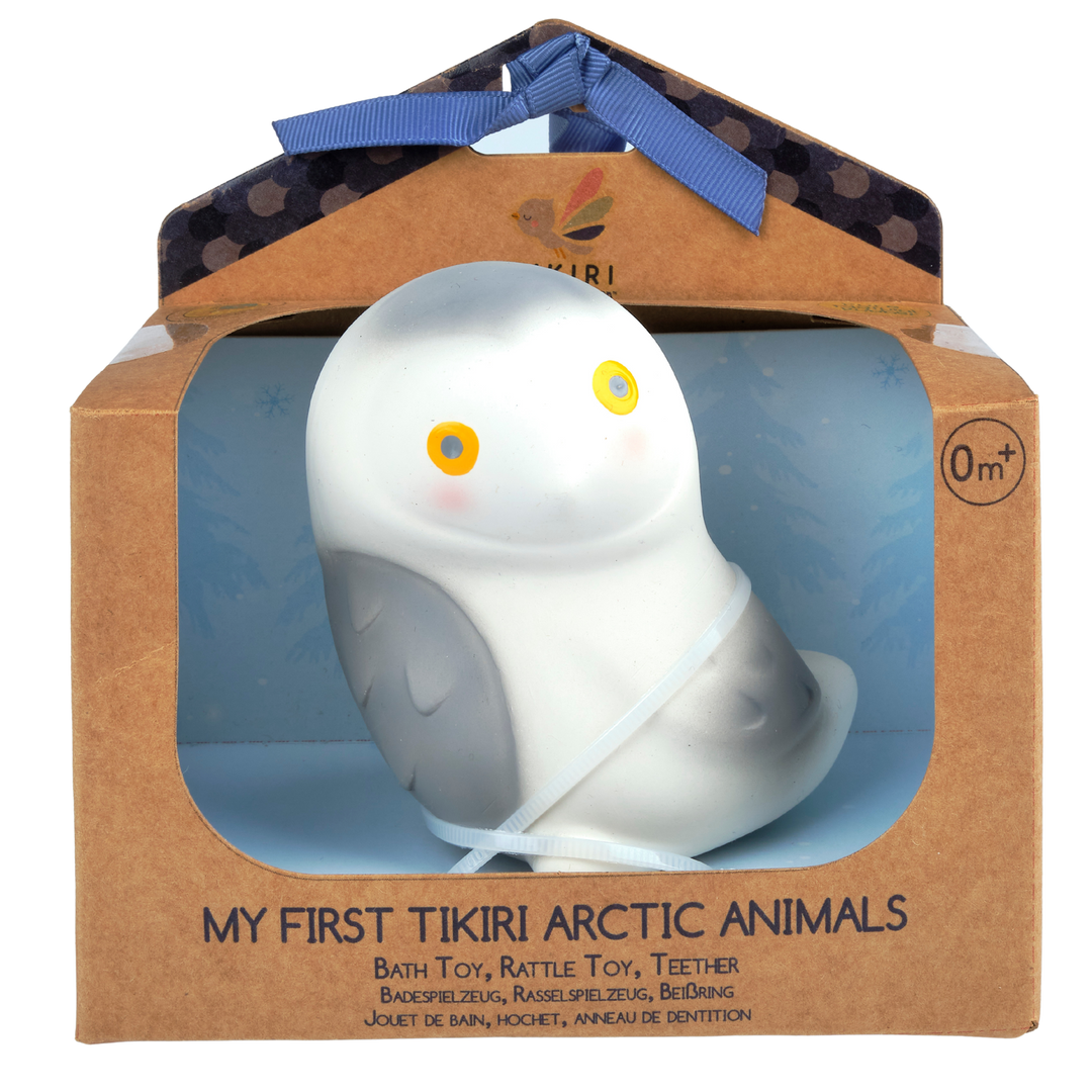 My First Arctic Snow Owl - Teether, Rattle & Bath Toy