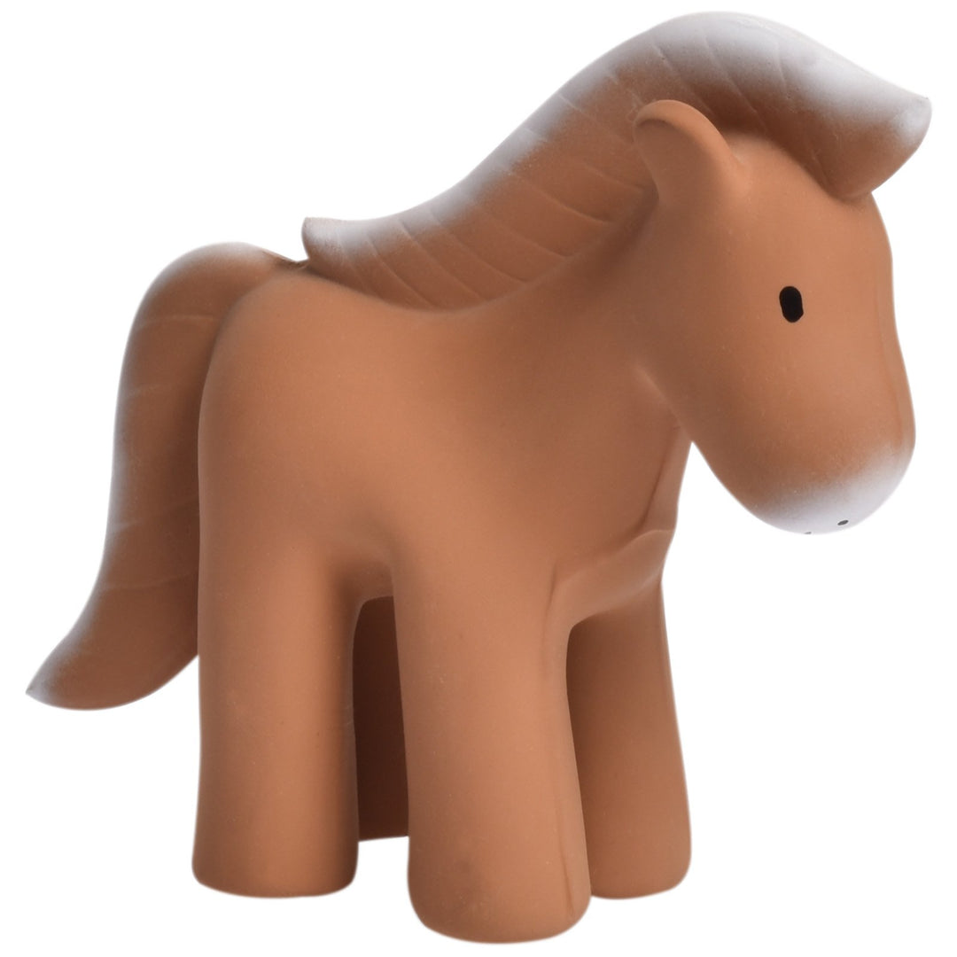 Horse - Natural Rubber Rattle