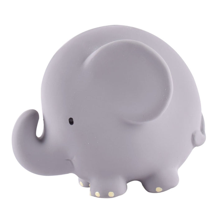 Elephant - Natural Rubber Rattle