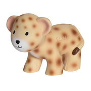 Leopard - Organic Natural Rubber Rattle, Teether & Bath Toy