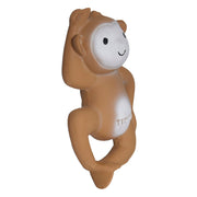Monkey - Organic Natural Rubber Rattle, Teether & Bath Toy