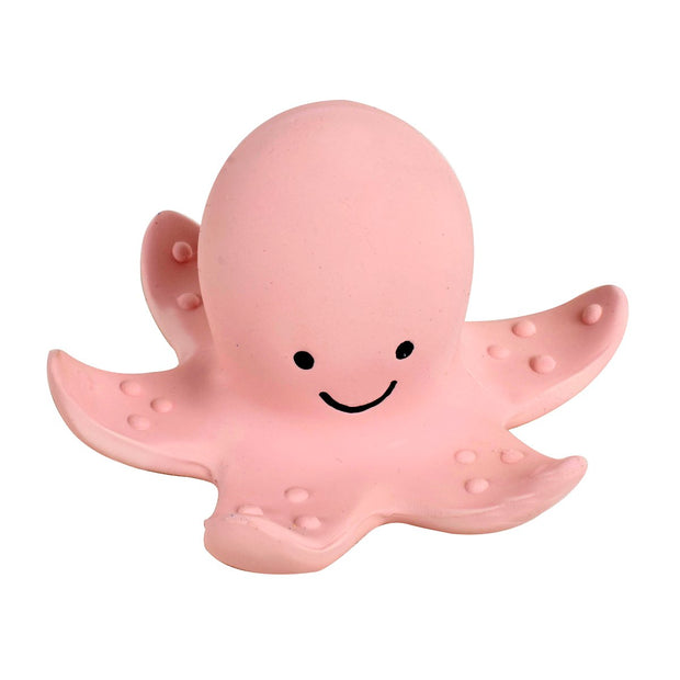 Octopus — Natural Rubber Rattle
