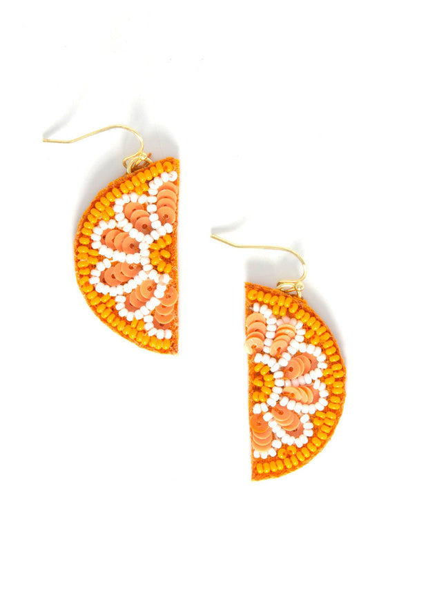 Citrus Beaded Earrings