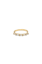 Subtle Glam Brass Ring