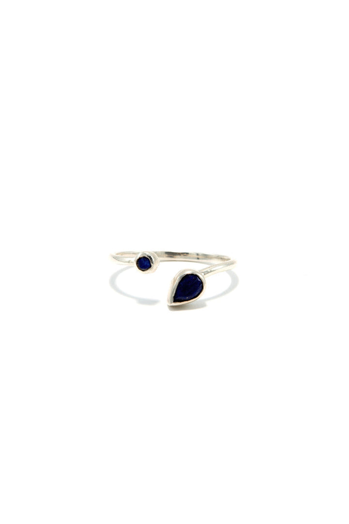 Medusa Lapis Sterling Silver Ring