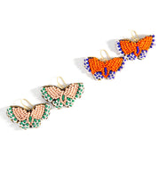 Beaded Butterfly Earrings
