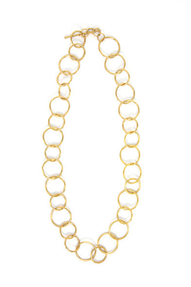 Light Loop Brass Chain Necklace