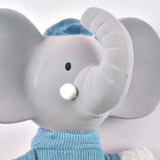 Alvin the Elephant - Soft Rattle with Rubber Head