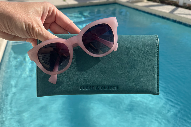 LIMITED EDITION: Sunglasses Case in Aqua