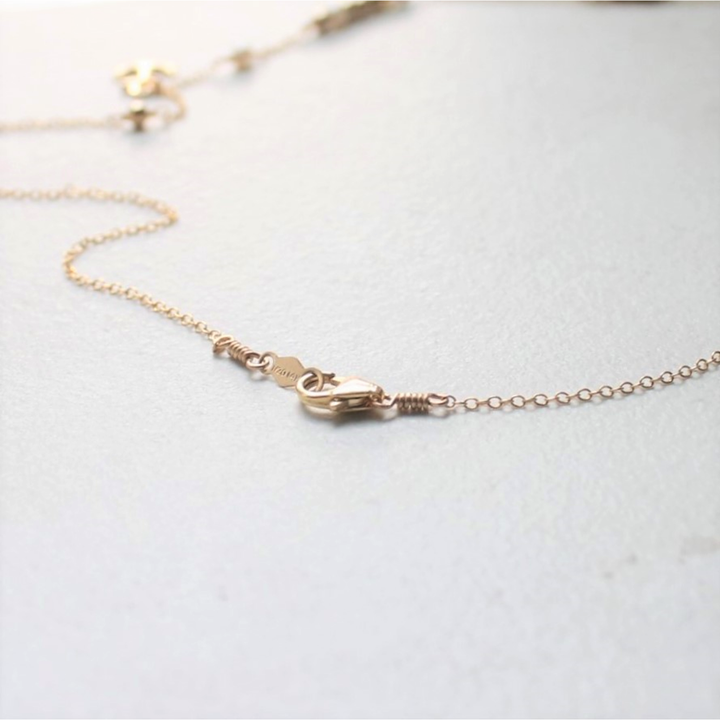 Beached Pearl Accent Necklace