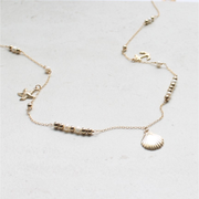 Beached Pearl Accent Necklace