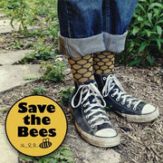 Organic Cotton Trouser Socks - Bee Keeper