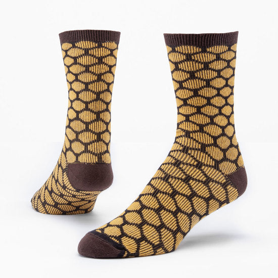 Organic Cotton Trouser Socks - Bee Keeper