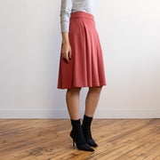 The BeyondSoft Scuba A-line Skirt